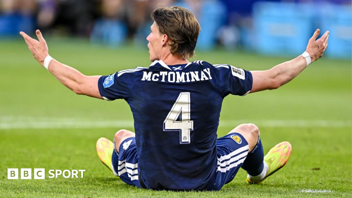 Scott McTominay saat bermain untuk Skotlandia di Piala Dunia